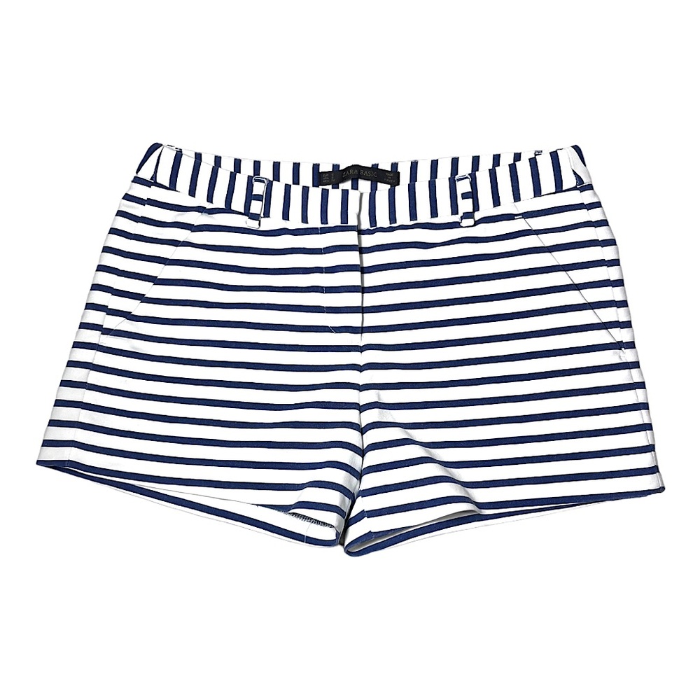ZARA Basic Striped Shorts